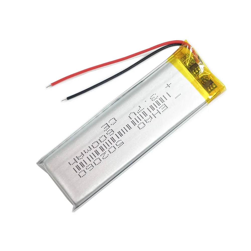 Batería recargable LiPo de polímero de litio, 3,7 V, 600mAh, 502060 para Mp3, MP4, GPS, bluetooth, ebook, Banco de energía, Altavoz bluetooth - imagen 3