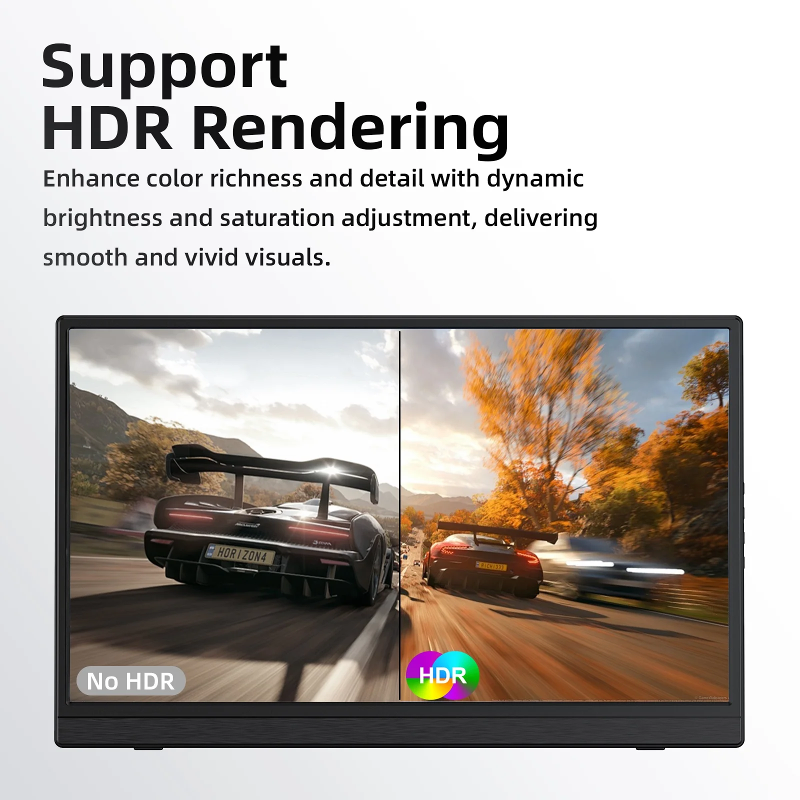 GOOJODOQ Monitor portátil para computadora portátil 15.6'' 1920*1080P FHD Tres modos flexibles 90 °   Soporte giratorio con cubierta inteligente versátil - imagen 3