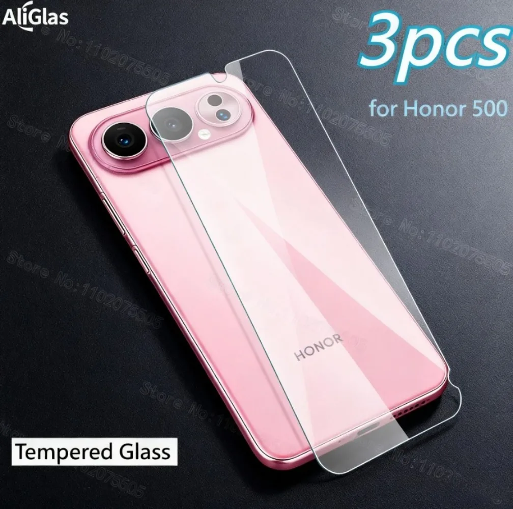 Protectores de pantalla de vidrio templado de alta calidad, 3 uds., son fáciles de aplicar y adherir perfectamente para Honor 500 Pro