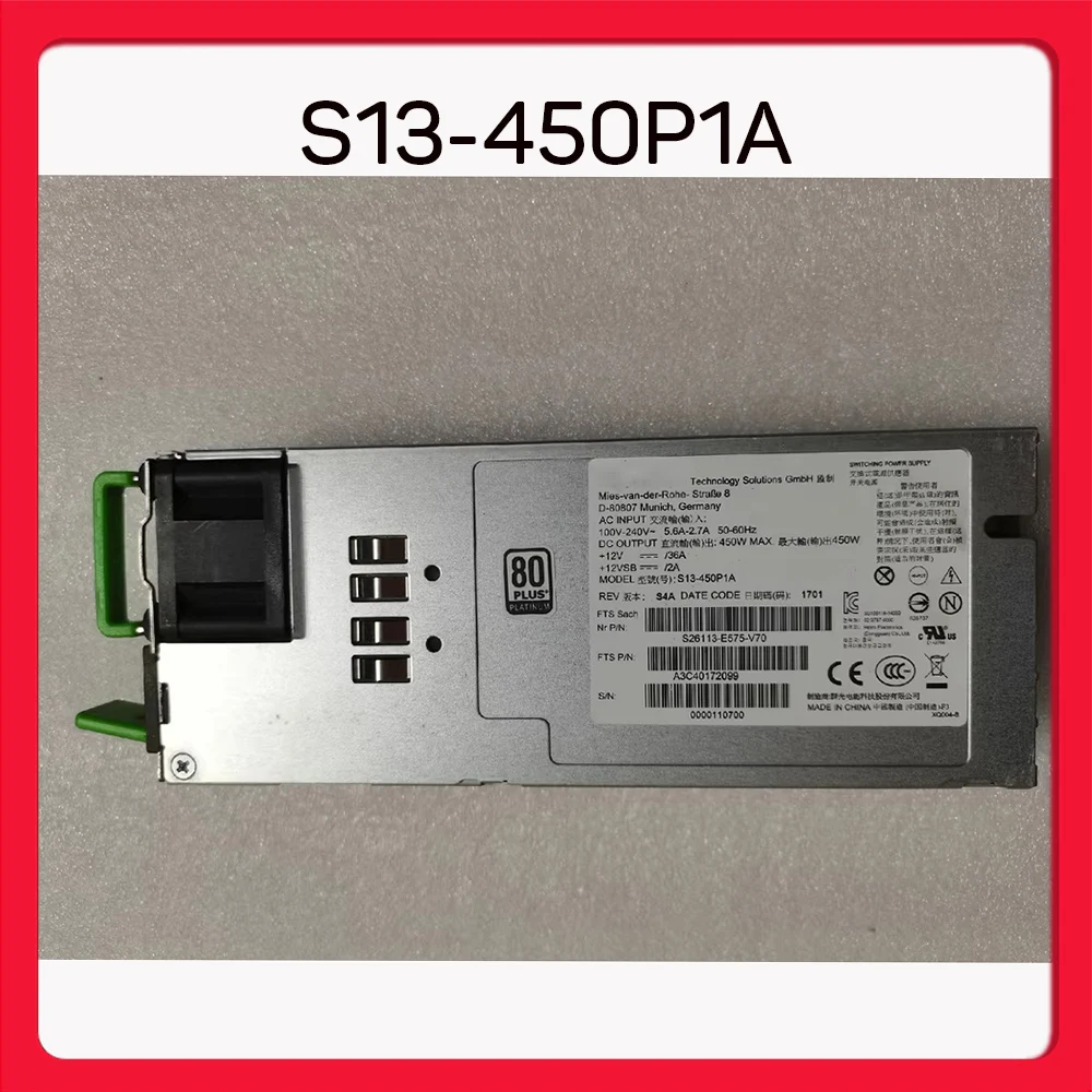 Fuente de alimentación del servidor S26113-E575-V70 450W S13-450P1A