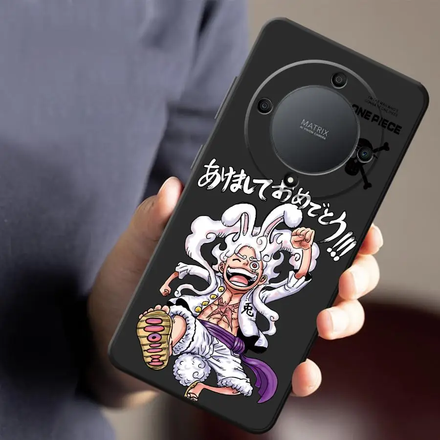 Funda blanda negra de Anime O-Ones Piece para Honor X6 X6a X7 X8a X8 X8b 90 Pro 70 X9b 8X X9a X7b Magic5 Lite - imagen 4
