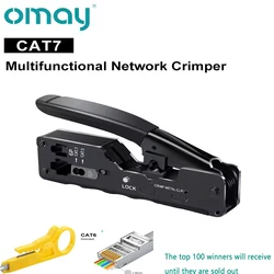 Alicates Prensado RJ45 CAT7 – Pelacables y Cortador RJ11/12