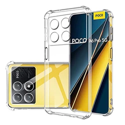 Funda Silicona Transparente Xiaomi Poco M6 Pro / F5 Pro / C65 – Protección Anti-Golpes