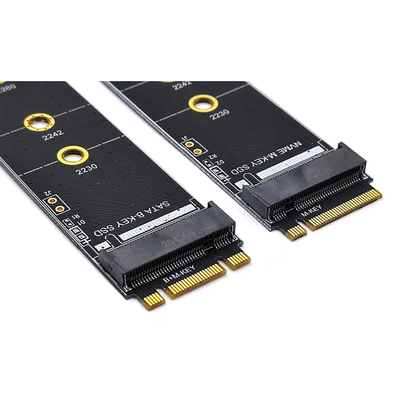 Adaptador SATA M.2 PCIE NVME M2, convertidor de tarjeta de expansión de prueba, compatible con 2230, 2242, 2260, 2280 M.2 SSD - imagen 3