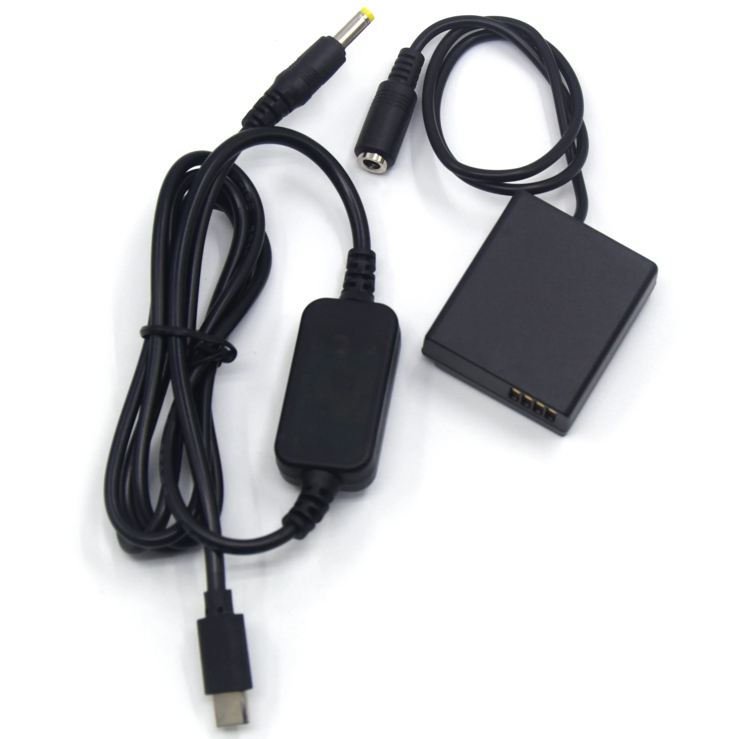 DMW-BLG10 BLE9 batería simulada DCC11 + USB tipo C PD convertidor a Cable CC para Panasonic Lumix DMC-GF6 GF5 GF3K GX7 S6 S6K GX8 - imagen 2