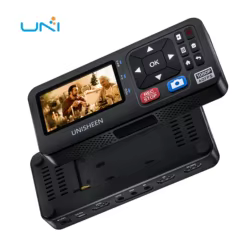 UNISHEEN 1080p Mini dispositivo de grabación de vídeo cámara independiente RCA HDMI VGA YPbPr caja de captura de pantalla analógica tarjeta VHS enchufe de batería