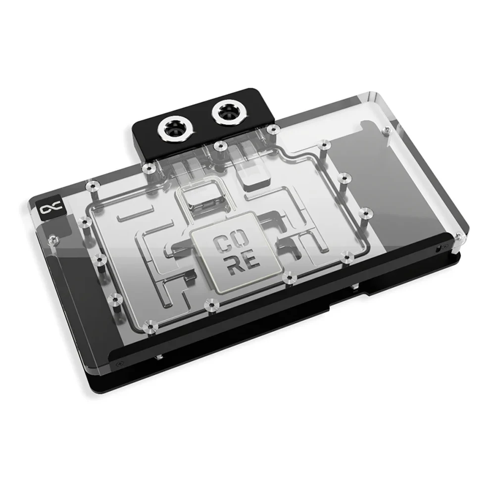 Alphacool Core GPU Bloque de agua compatible con Asus Prime Radeon RX 9070/9070XT OC, TUF Gaming Radeon RX 9070 XT con placa posterior - imagen 2