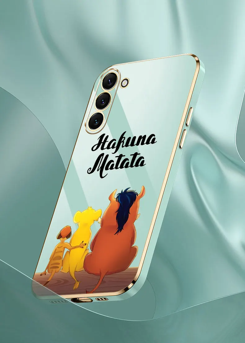 Funda HAKUNA MATATA del rey león para Samsung Galaxy Note Ultra 20, 10, 9, 8 Plus, A15, A14, A13, A05, S, M62, M53, M51, M33, M32, M31, 5G - imagen 5