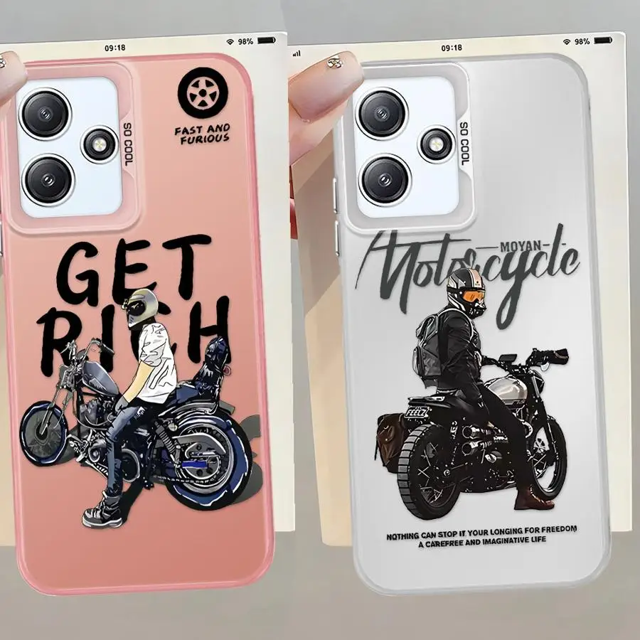 Funda de teléfono para Xiaomi Redmi A4 12 13C 12C A3x A1 A3 A2 Plus 13 14C funda suave locomotora masculina fresca de moda - imagen 2