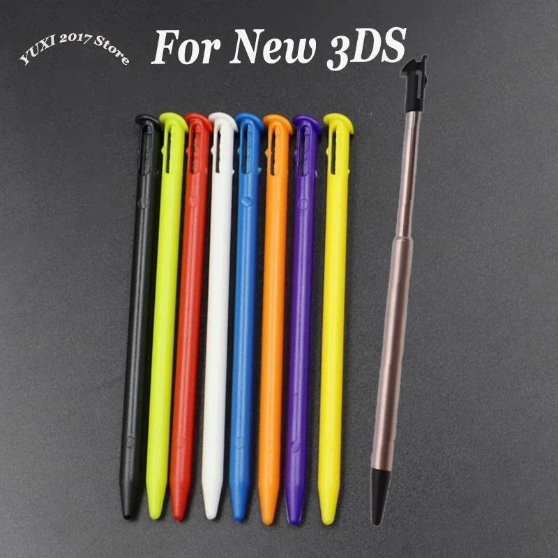 Bolígrafos táctiles multicolores para pantalla táctil, bolígrafos táctiles de plástico adecuados para las nuevas bolígrafos táctiles 3DS, 2/5 Uds.