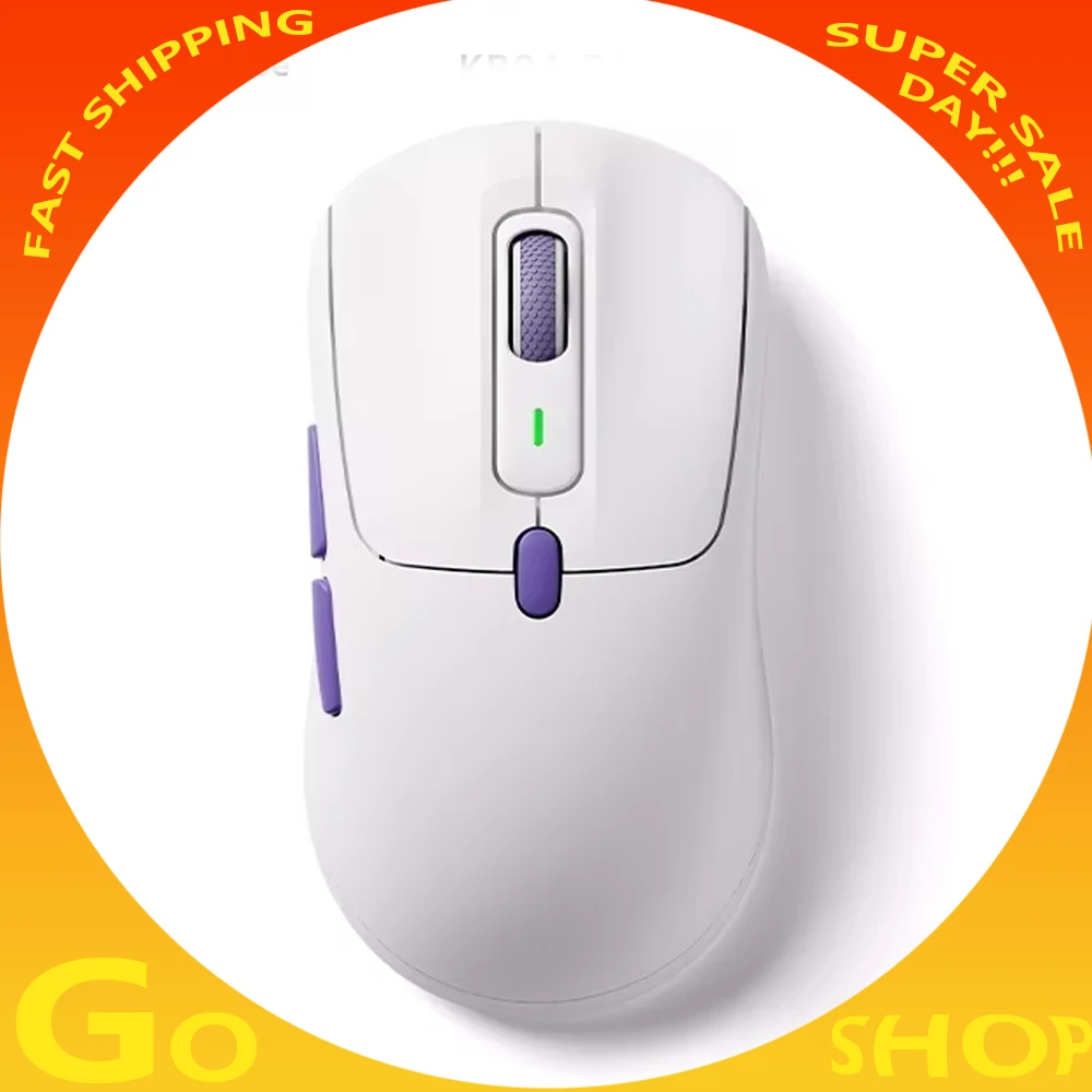 Ratón Akko Pulse01 8k inalámbrico ligero PAW3950 modo Tri 30000dpi ratón para juegos para Pc de oficina accesorios de juego regalo personalizado