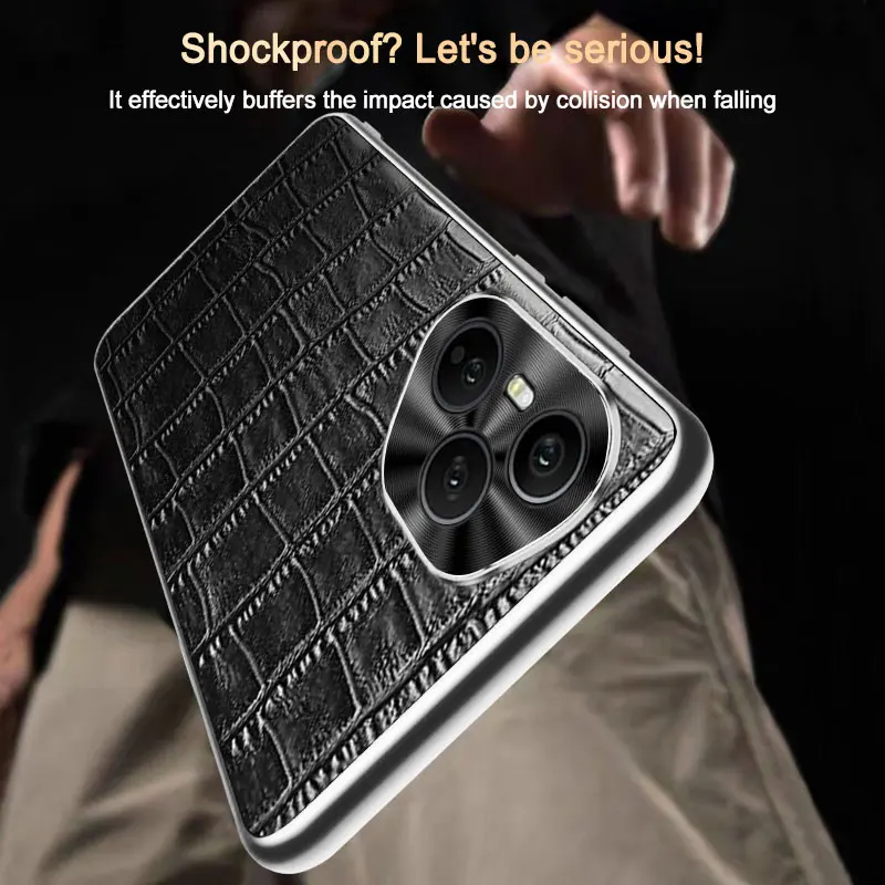 Para Huawei Honor 400 Pro funda de lujo de cuero PU a prueba de golpes funda protectora trasera para Huawei Honor 400 400Pro carcasa de teléfono - imagen 4