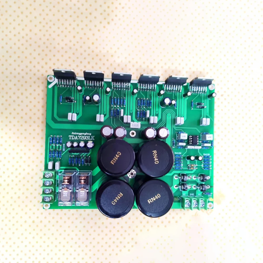 Placa amplificadora de potencia HiFi de calefacción paralela triple de doble canal DA7293LK 18 × 13,7 × 16 cm para TDA7293 - imagen 5