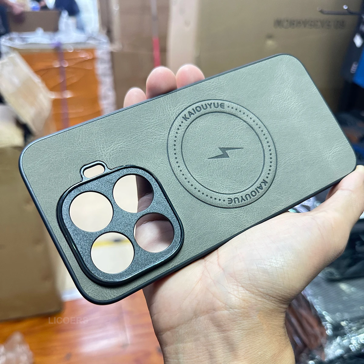 Funda de cuero magnética para Xiaomi Mi 15T Pro 15T, Funda suave mate antideslizante Mag-safe a prueba de golpes, Protector completo para cámara - imagen 5