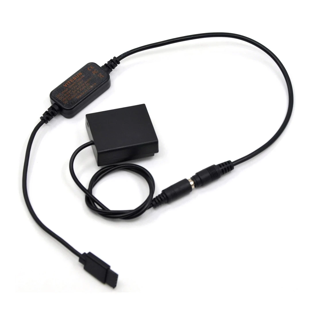 Batería simulada DMW-DCC11 BLE9E DJI ronin-s, Cable adaptador de corriente para Panasonic Lumix DMC GF3 GF5 GF6 GX5 GX7 GX85 CGK - imagen 4