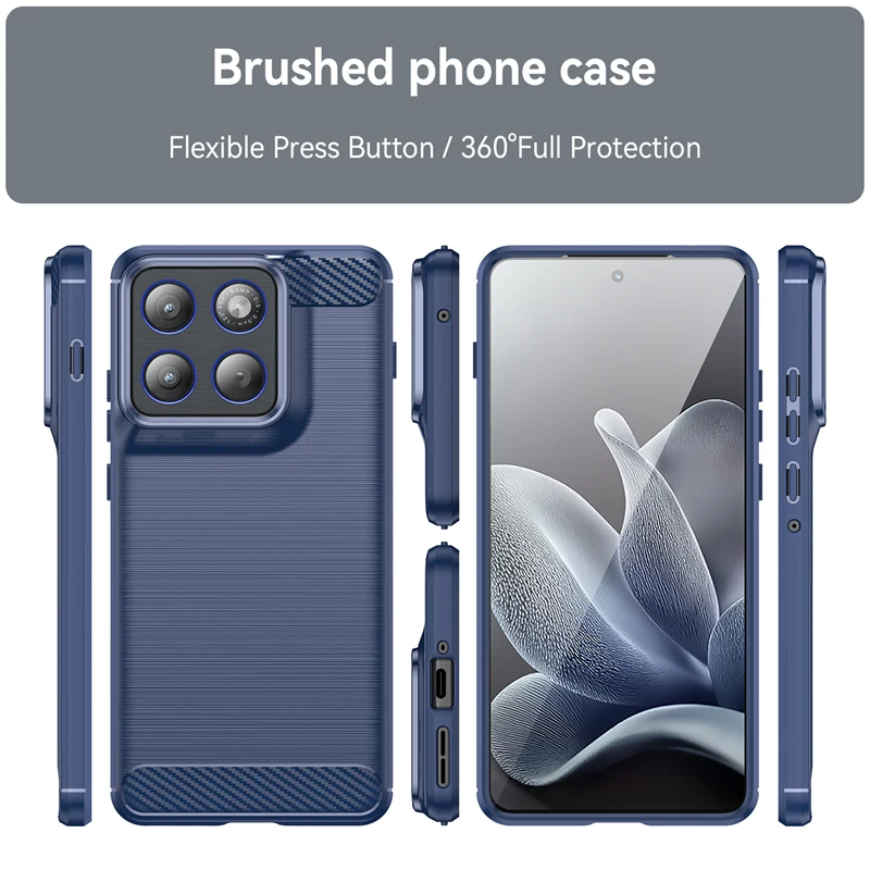 Für Motorola Edge 70 Fall Gebürstet Telefon Fall Für moto X70 Air Protector Weiche Für Lenovo moto X70 Air duke Funda Para Zurück Abdeckung - imagen 3