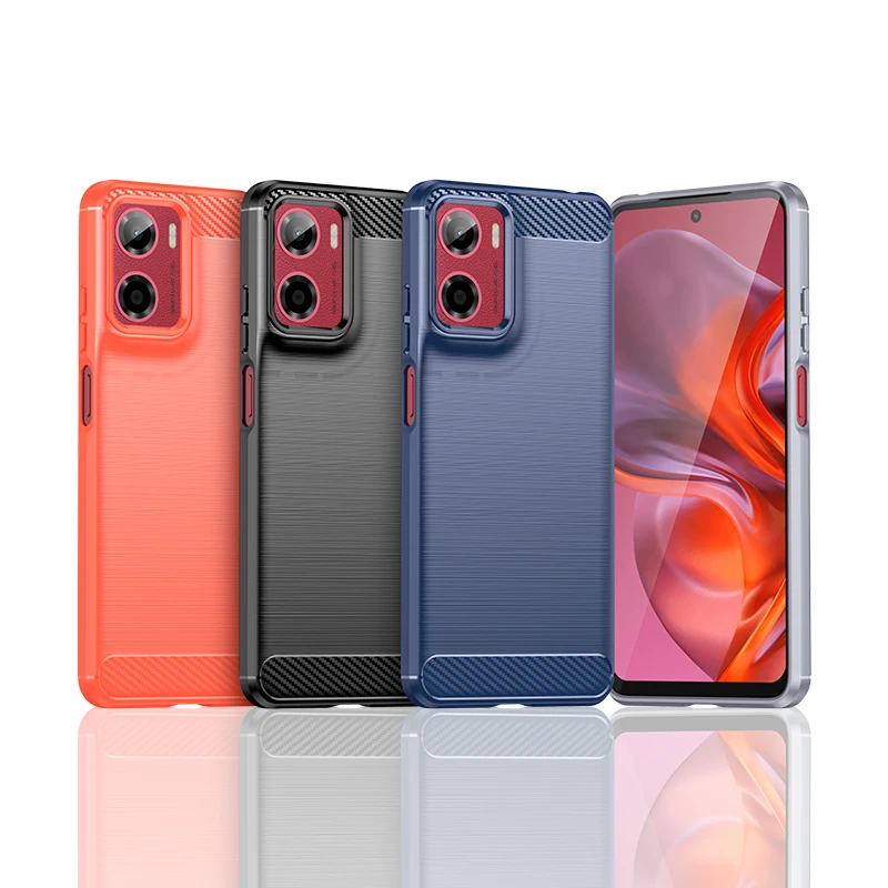 Para Motorola Moto E15 funda Moto E15 funda Fundas Coque protectora a prueba de golpes de silicona suave parachoques de teléfono para Moto E15 - imagen 3