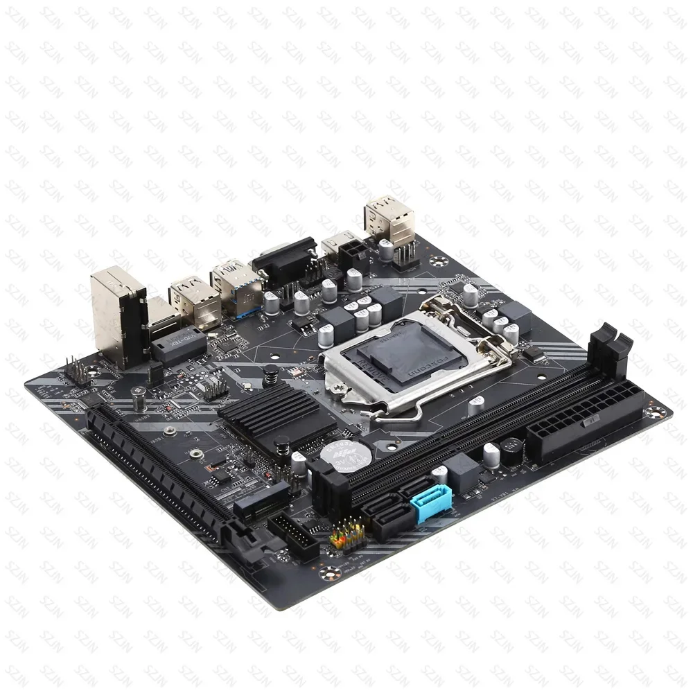 LGA1155 Set B75 Kit de placa base con CPU y enfriador DDR3 Max 16G Memoria Compatible con M2 NVME Kit de oficina de bajo consumo de energía - imagen 5