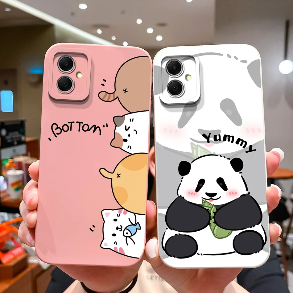 Para Samsung Galaxy A05 A05S Funda diseño lindo protección completa Funda para Samsung A 05 Funda trasera de teléfono de silicona líquida suave Coque - imagen 5