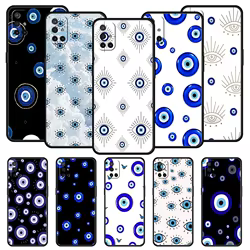 Funda para OnePlus Blue Eye Art – Cubierta Negra Suave
