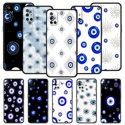 Funda para OnePlus Blue Eye Art – Cubierta Negra Suave