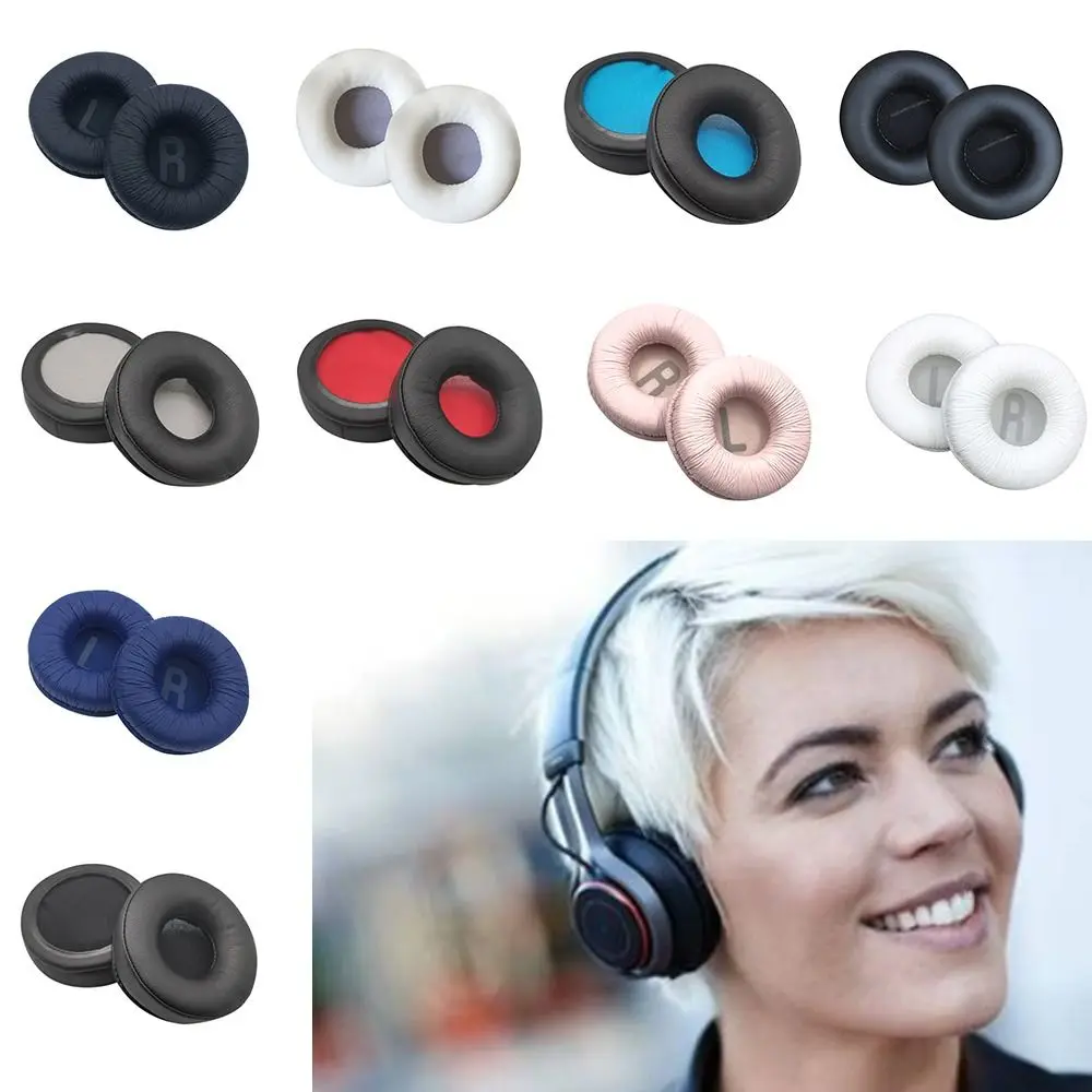 Almohadillas de repuesto para auriculares inalámbricos Jabra Revo MOVE, orejeras de cuero, 1 par