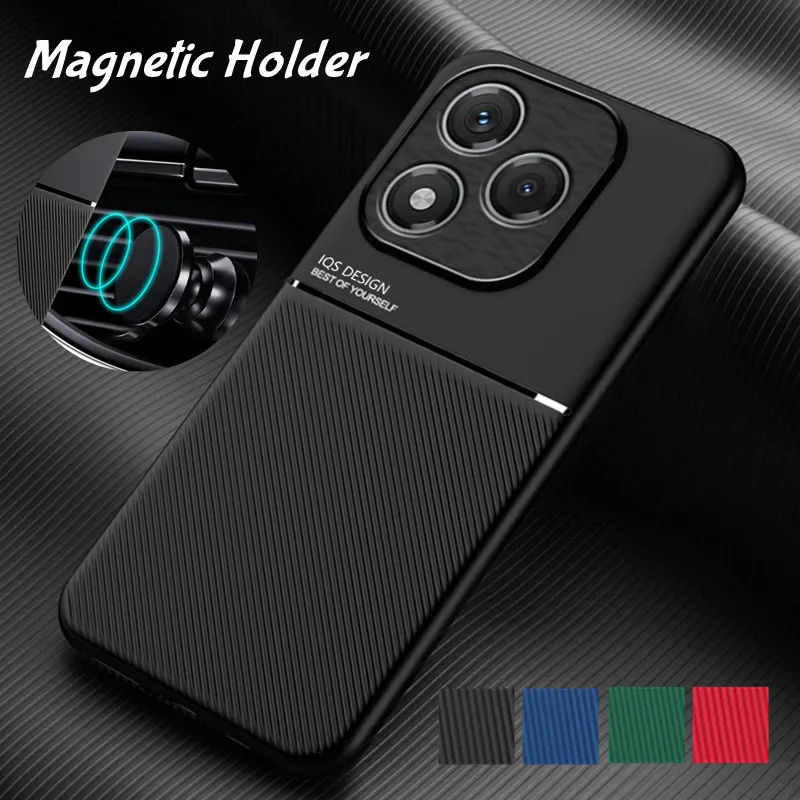 Funda antideslizante resistente para Honor X5c Plus, funda protectora con soporte de succión magnética, Fundas Capa