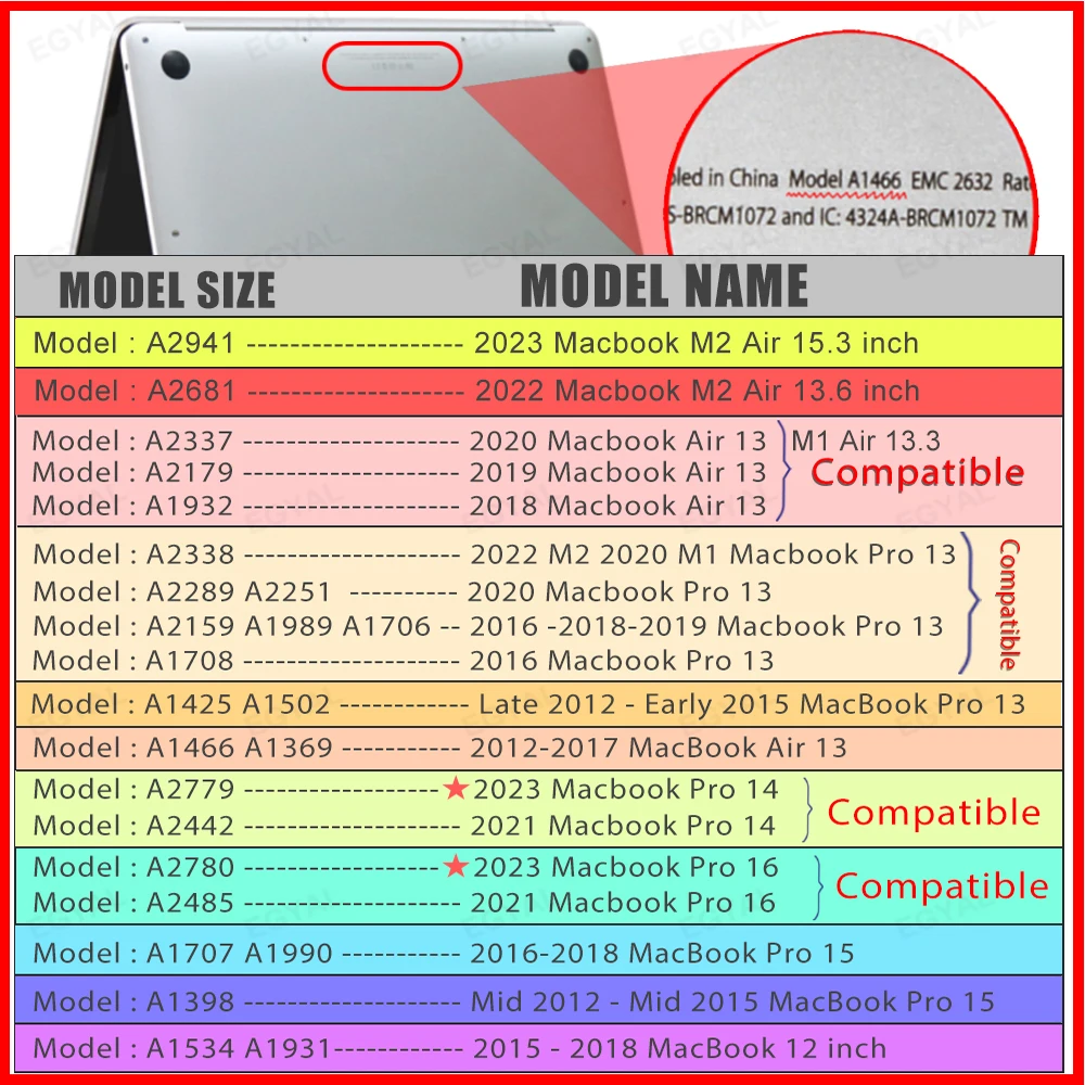 Funda para ordenador portátil de Halloween, cubierta para Macbook Pro 13, 2020, 2022, A2338, 2023, M2, 15, Air 13,6, Pro 14, A2442, 2021, Macbook Air 13 - imagen 2