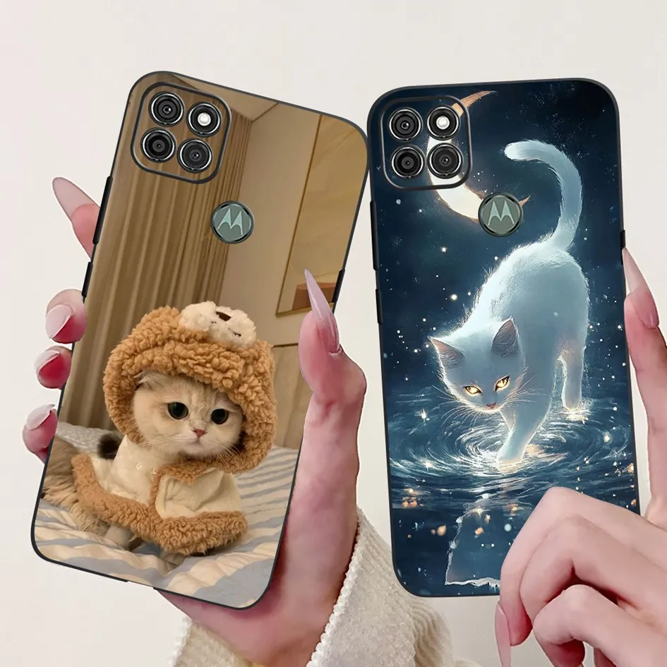 Para Motorola Moto G9 Power Case Moto G9 Play cubierta colorida flor suave carcasa protectora de silicona para Moto G9 Plus MotoG9 parachoques - imagen 4