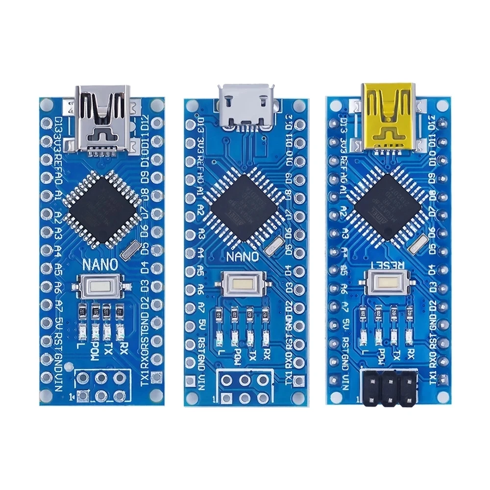 Nano con controlador Nano 3,0 compatible con cargador de arranque para arduino CH340 controlador USB 16Mhz Nano v3.0 ATMEGA328P/168P - imagen 2