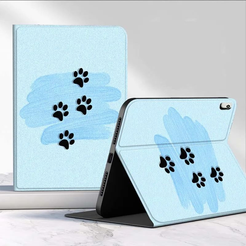 Arte huellas de animales para iPad Pro Mini 1 2 3 4 5 6 7 7ta generación 12,9 10,5 13 11 7,9 8,3 M4 pulgadas funda para tableta - imagen 2