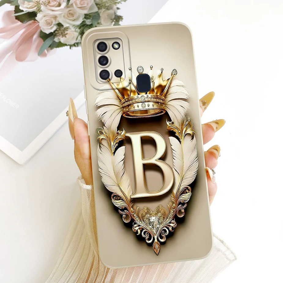 Para Samsung Galaxy A21s funda SM-A217F Cool Crown letras cubierta a prueba de golpes funda de teléfono para Samsung A21s A 21s GalaxyA21s bolsas suaves - imagen 4