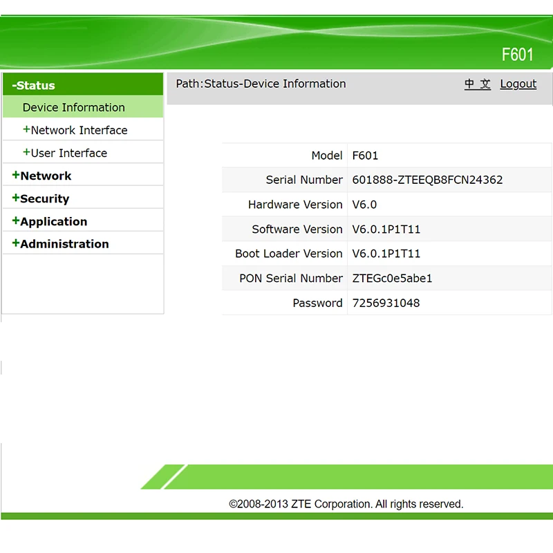 Terminal óptico 100% GPON, Terminal ONT, versión de Puerto F601 1GE, nuevo, Original, 6,0 - imagen 5
