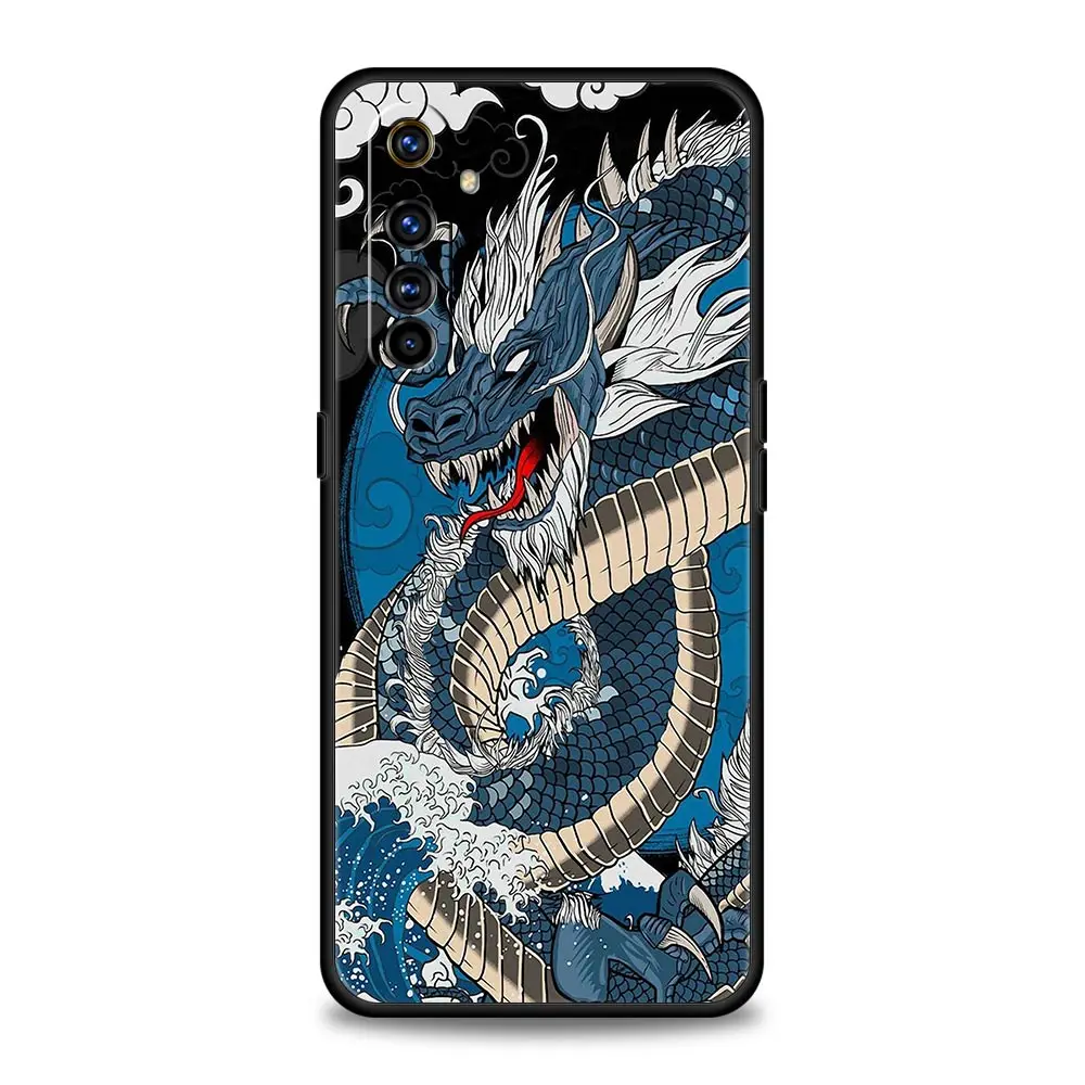Funda de teléfono con dragón chino de Color ilusorio para Realme 12 11 10 9 8 5G 7 6 GT5 GT3 GT2 Pro C21 C11 C25 C35 GT Neo 2 3 3T 5 - imagen 2