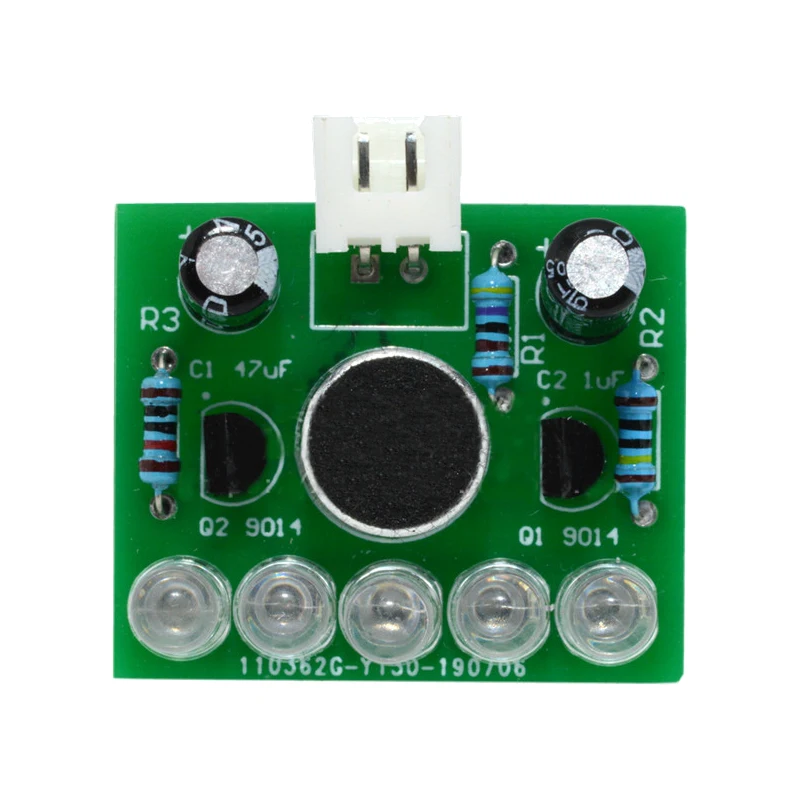 Kit divertido electrónico con Control de voz, lámpara de melodía LED, Suite de producción DIY, Kits electrónicos de aprendizaje, laboratorio PCB - imagen 3