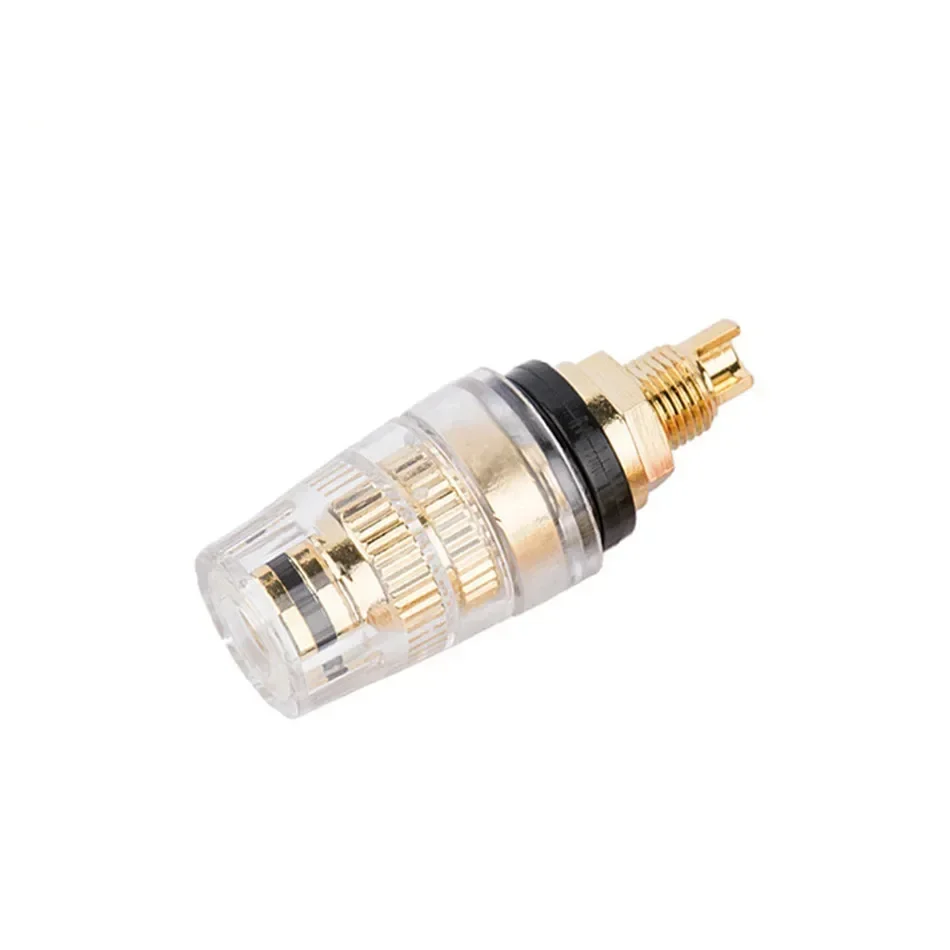Conector de amplificador de poste de unión de Terminal de altavoz adecuado para conectores de clavija de plátano de 5mm adaptador de Audio chapado en oro de soldadura - imagen 3