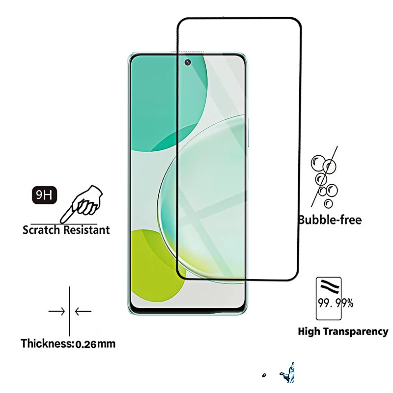 4 Uds vidrio templado para Huawei Nova 11 SE 11i 10 9 8 Se protectores de pantalla vidrio Protector en Nova11 11i 11se película HD - imagen 4