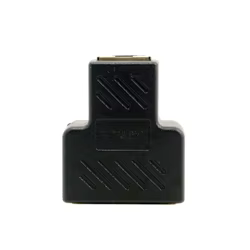 Adaptador Ethernet RJ45 8P8C Extensión Cat7/6/5e Hembra-femenino