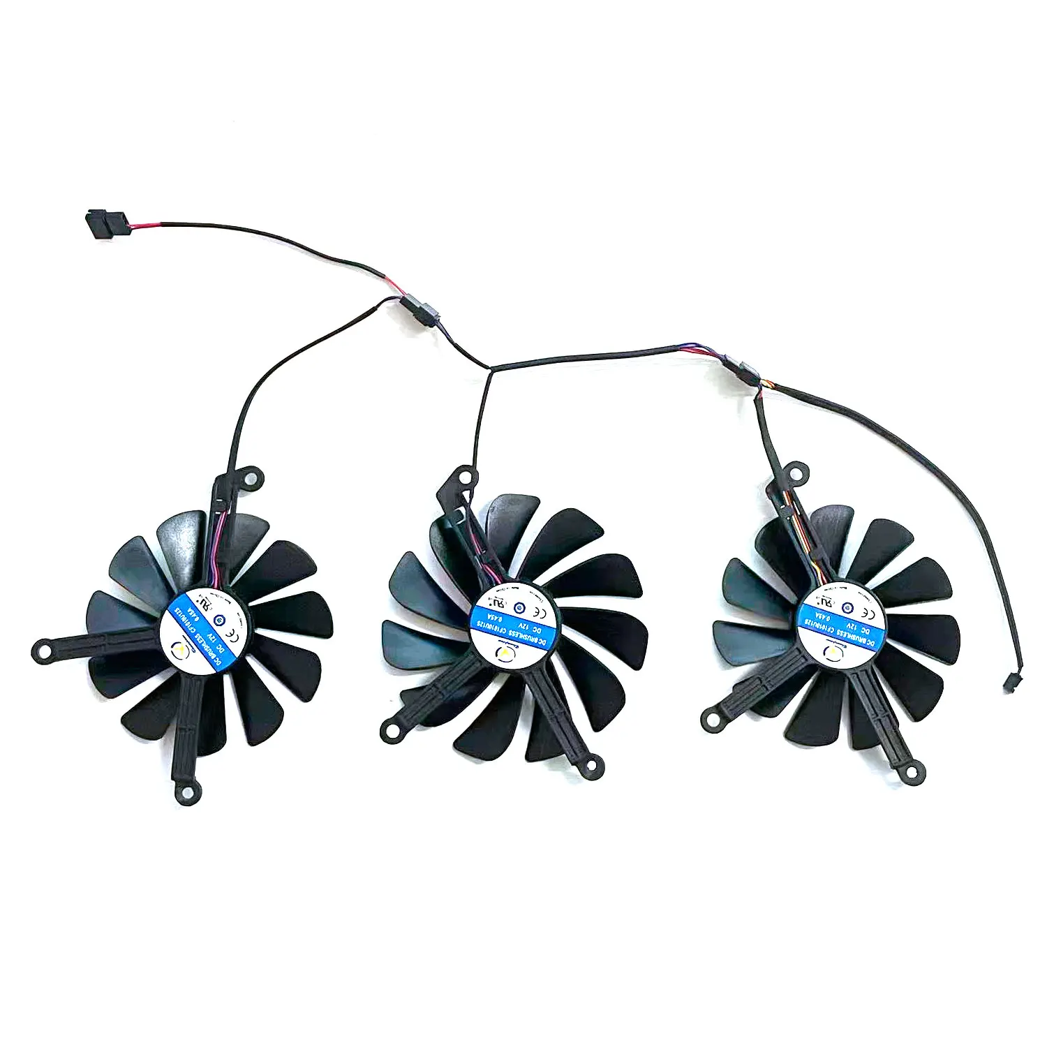 Nuevo ventilador GPU DIY 4PIN 95MM 85MM F1010U12S 4PIN DC 12V 0.45A adecuado para XFX RX6700 XT 12GB versión en el extranjero tarjeta gráfica OC - imagen 3