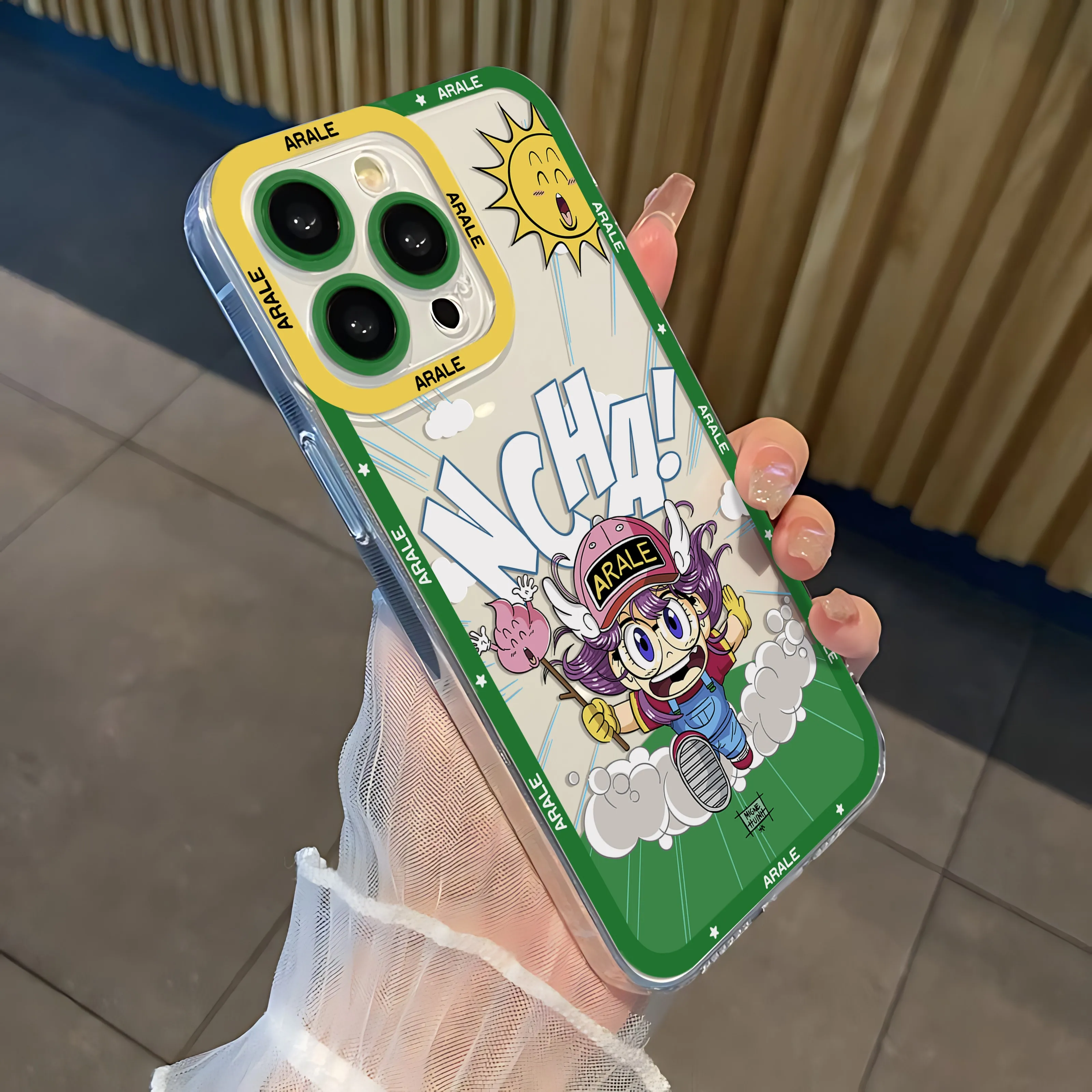 Funda de teléfono de dibujos animados Dr Slump Arale para Samsung S24 S23 S22 S21 S20 S10 FE Note20 Note10 Plus Ultra Lite 5G cubierta de TPU suave transparente - imagen 5