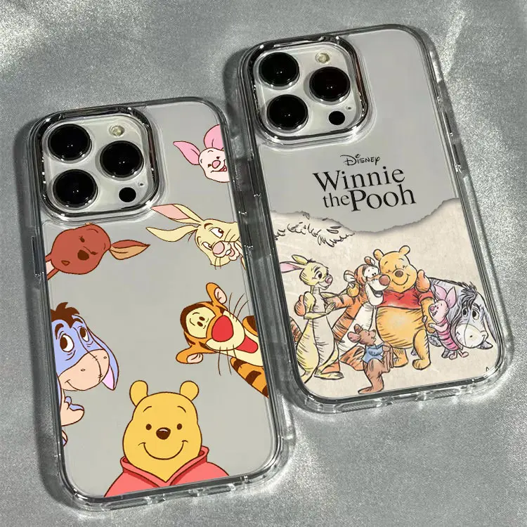 Divertida funda de teléfono Winnie The Poohs para Xiaomi Mi 15 14T 14 12T 11T 11 Lite Poco X7 X6 F5 F6 X5 X4 X3 GT Pro 4G 5G transparente