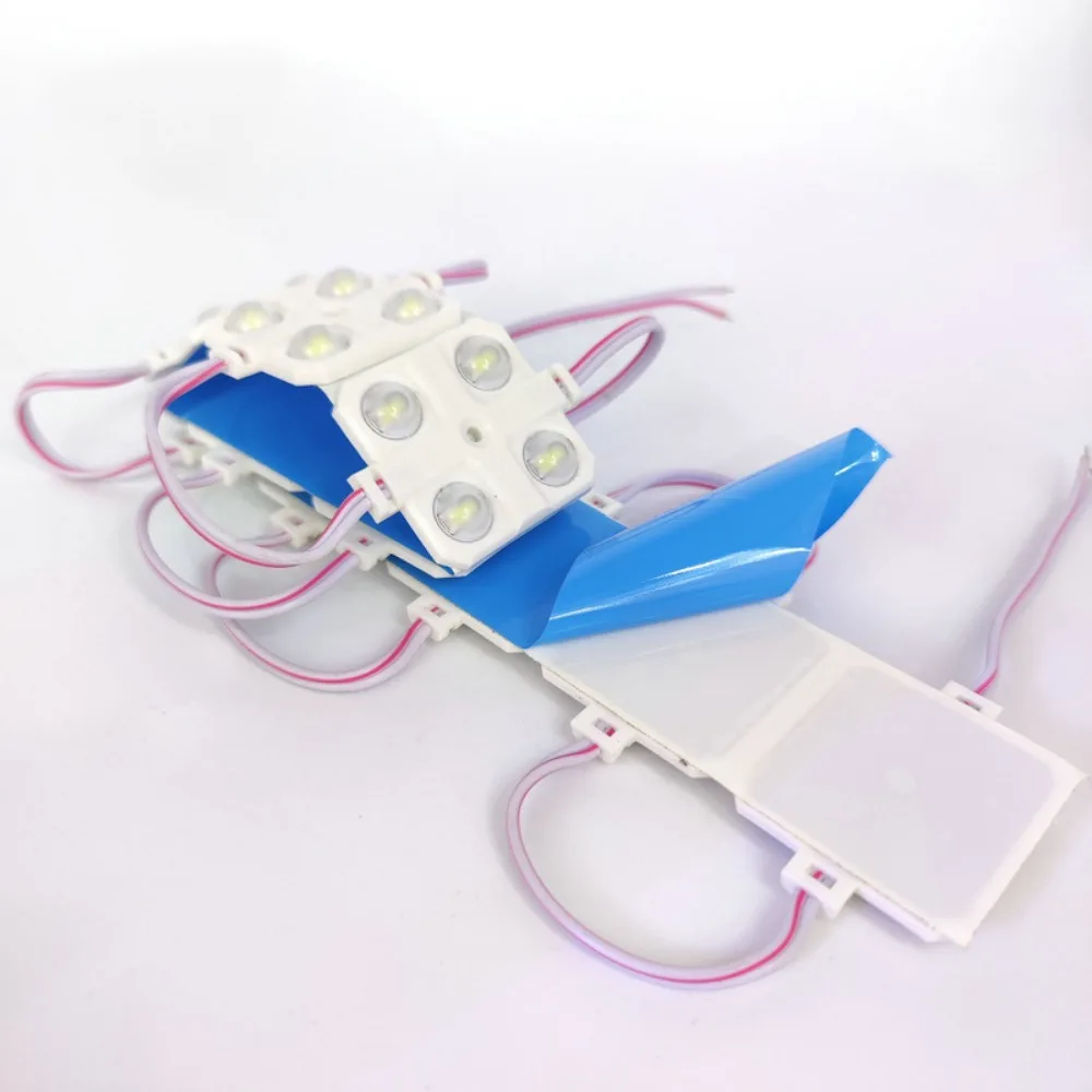 Módulo de luz de 20 piezas DC12V 5730 4 LED de inyección impermeable IP68 luz exterior para publicidad tienda letrero caja de luz decoración publicitaria - imagen 5