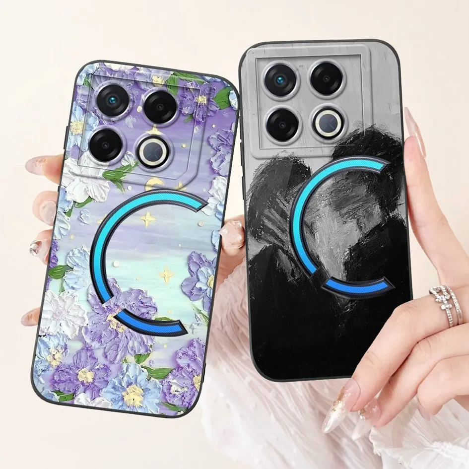 Para Infinix GT 20 Pro 2024 funda X6871 a prueba de golpes patrón de moda funda de teléfono mate de silicona suave para Infinix GT20 Pro Coque - imagen 5