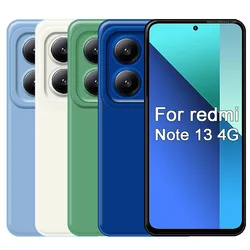 Funda Silicona TPU Xiaomi Redmi Note 13 4G Antigolpes Cámara Líquida