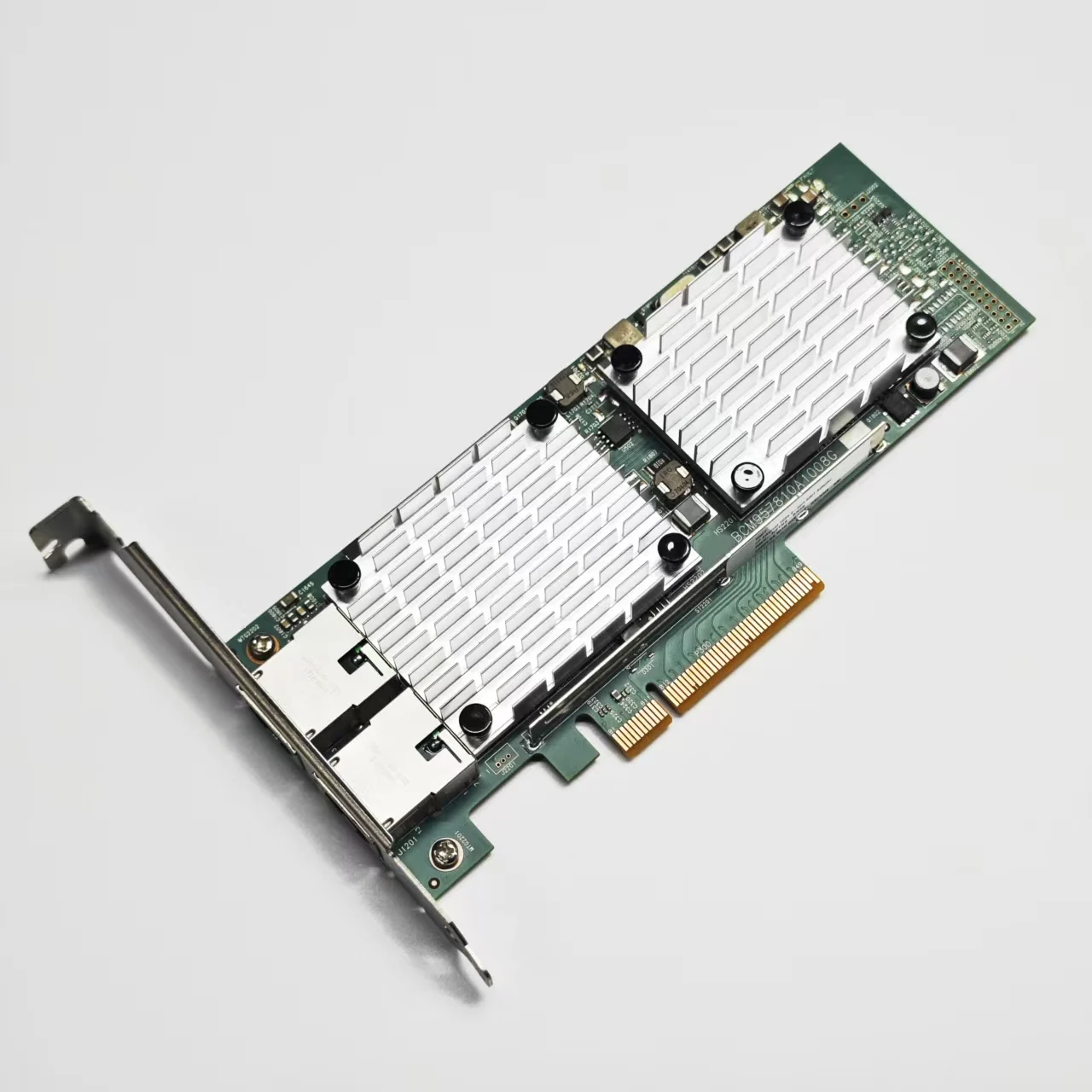 Para HPE 530T BCM957810A Chipset PCIe x8 Dual Copper RJ45 10Gbps Puerto Tarjeta de red Ethernet Compatible