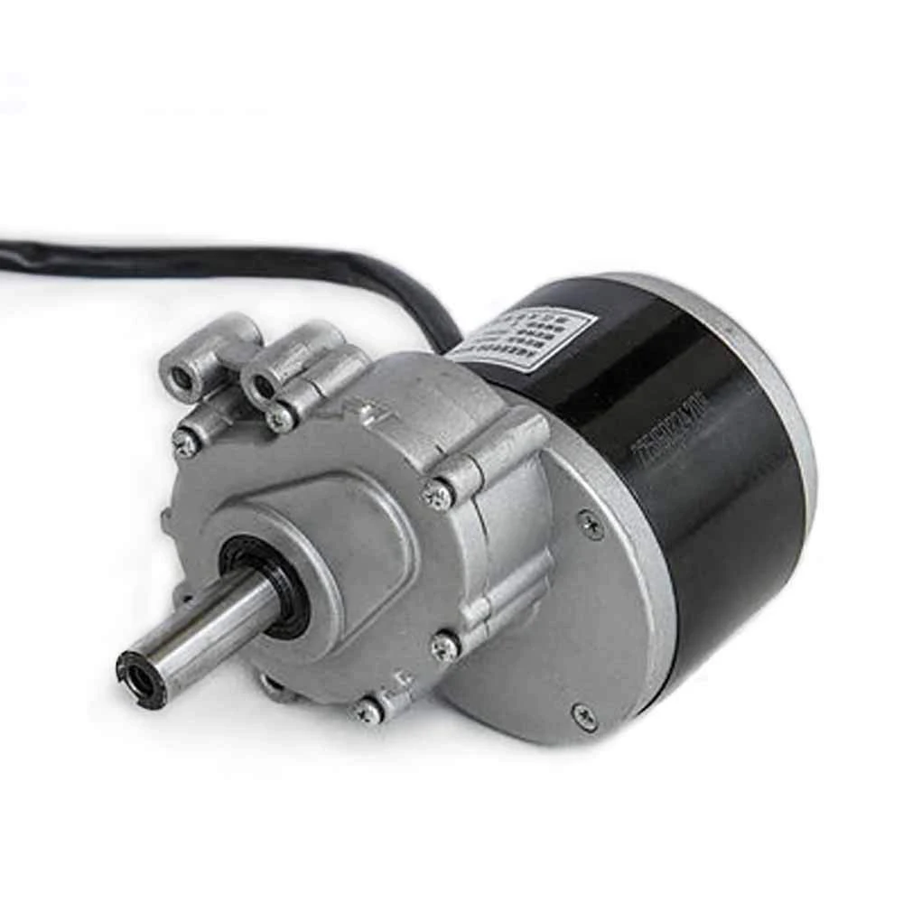 Motor de cepillo de baja velocidad de 250w, 24v, 75rpm o 120rpm, eje más largo de 44mm, diámetro del eje de 17mm, silla de ruedas, motor cepillado de engranaje CC usado, - imagen 5