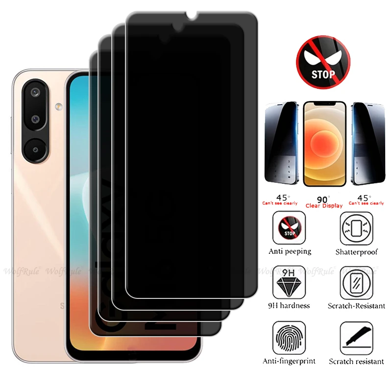 1/2/3/4 Uds para Samsung Wide 8 vidrio Samsung Wide 8 vidrio templado privacidad Anti-espía pegamento Protector de pantalla Samsung Galaxy Wide 8