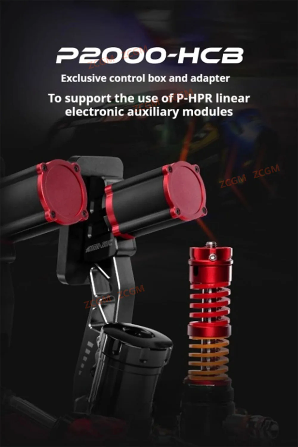 Caja de control Simagic P2000-HCB para reactores de pedales P-HPR o módulo P-HPR1 P-C200 P-SFP P-HPR NEO P-L200 P1000 Pedal - imagen 2