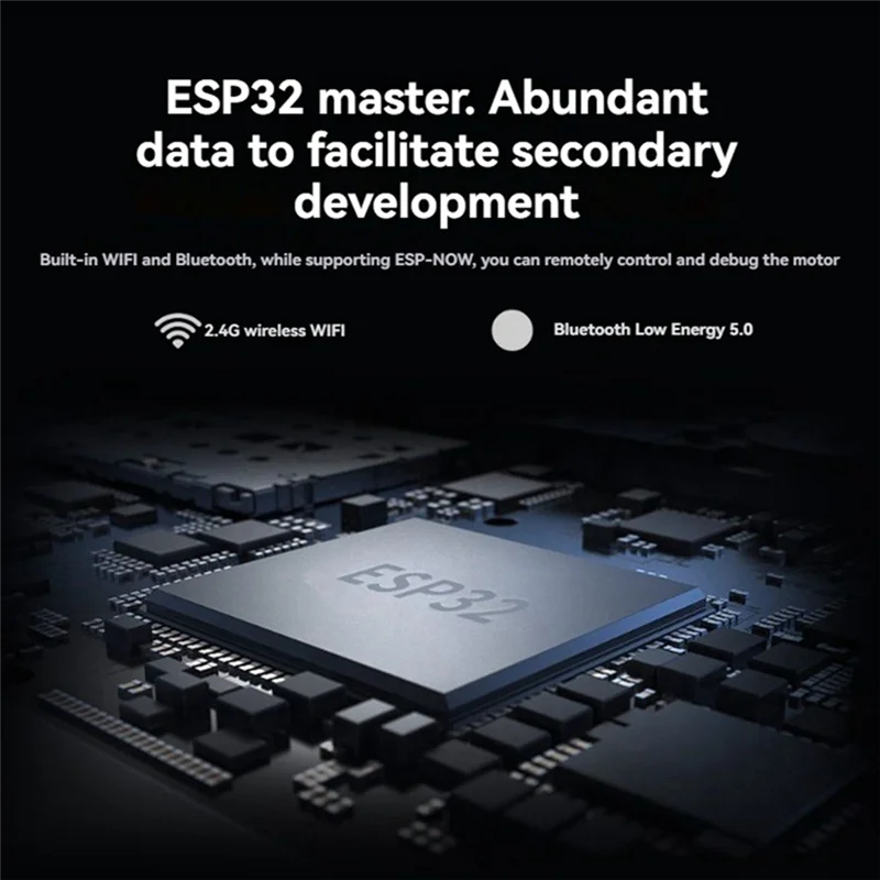 Placa controladora de Motor ESP32 DDSM, sombrero para Raspberry Pi, módulo inalámbrico Wifi 2,4G para motores Servo Hub de accionamiento directo - imagen 4