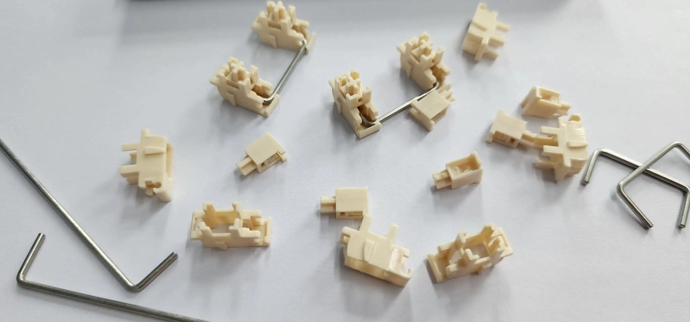 Estabilizadores TX Estabilizadores montados en placa AP para diseño TKL 7U 6.25U Estabilizadores montados en placa de teclado mecánico - imagen 4